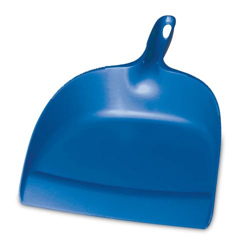 Sterilite® Dust Pan, Plastic, Clip-On, Blue